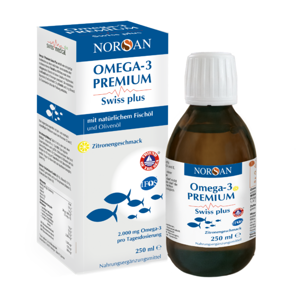 NORSAN-Omega -3 Premium Swiss Plus Öl 250ml