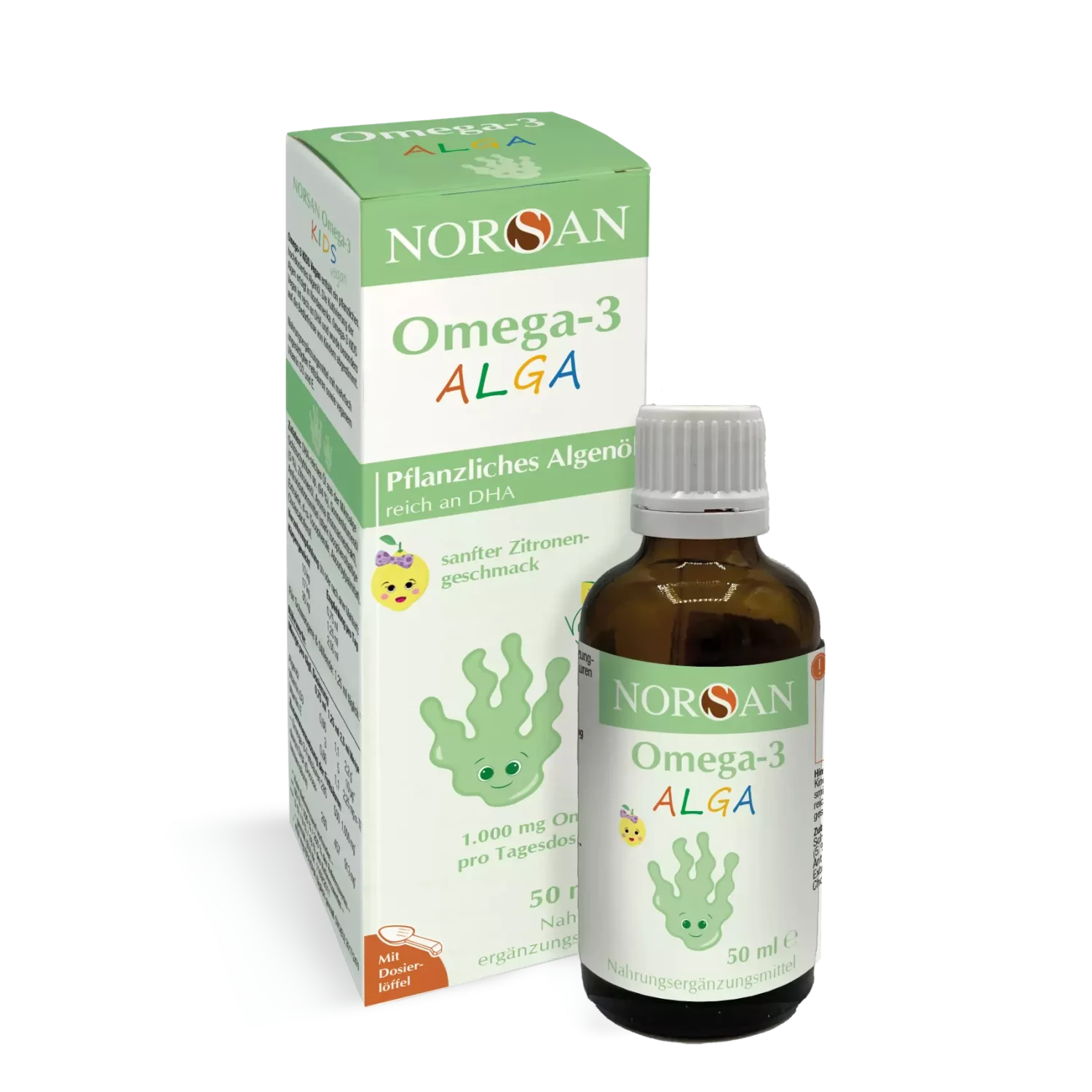 Norsan Omega 3 Vegan Alga Öl Kids