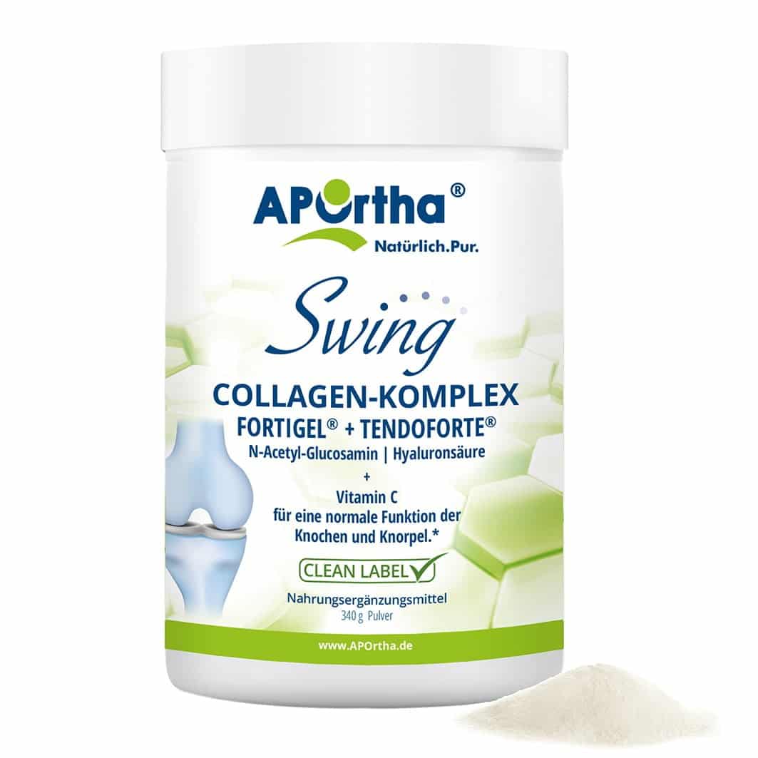 APOrtha Swing Collagen-Komplex mit FORTIGEL® B und TENDOFORTE® B (Rind) 340g Pulver