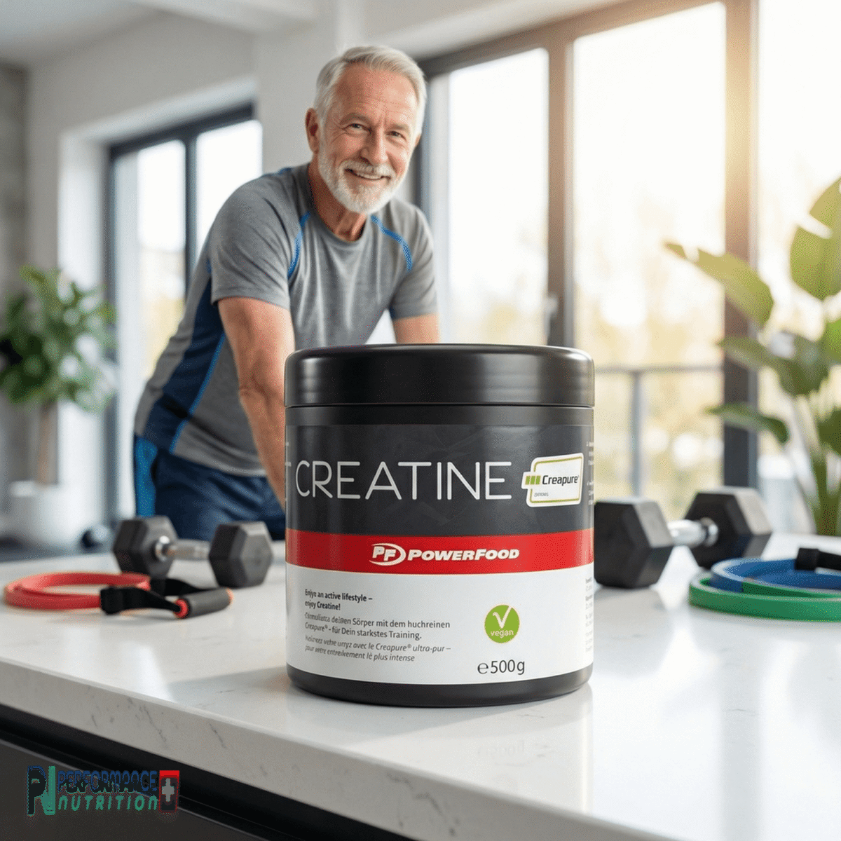 powerfood creatine powder 500g dose creapure®