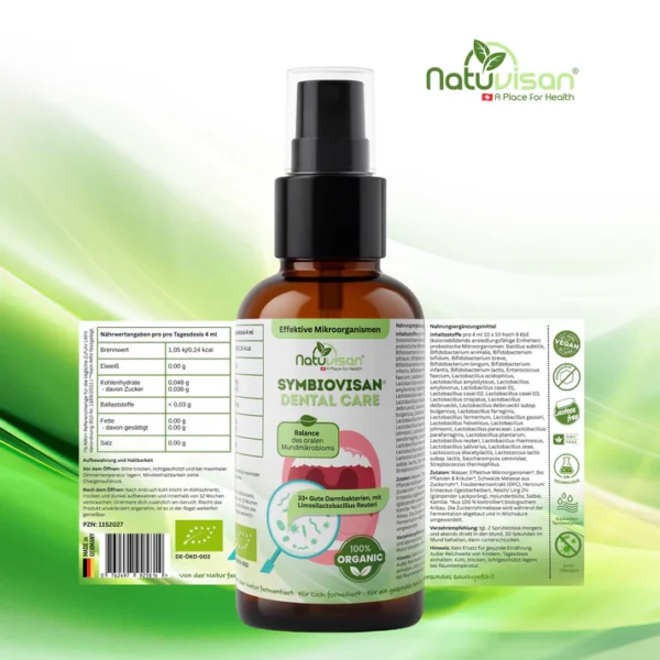 symbiovisan® bio dental care – für ein starkes mundmikrobiom mit l. reuteri 100 ml