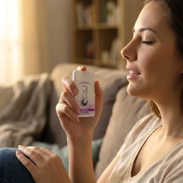 Serenity Spray im Einsatz
