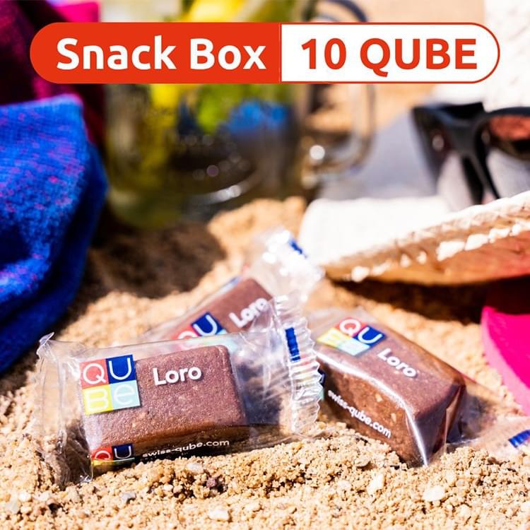 Swiss QUBE   Loro   Summer Edition   Snachbox mit 10 Qube